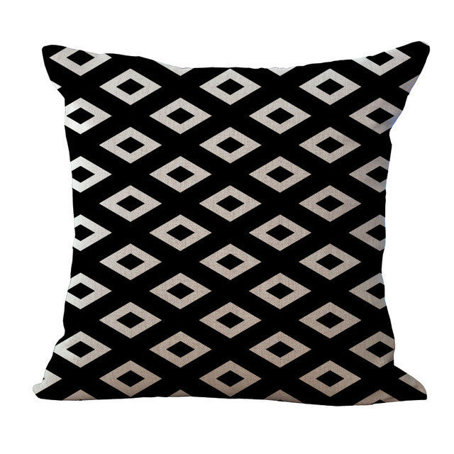 Abstracks B&W Pillow Cases
