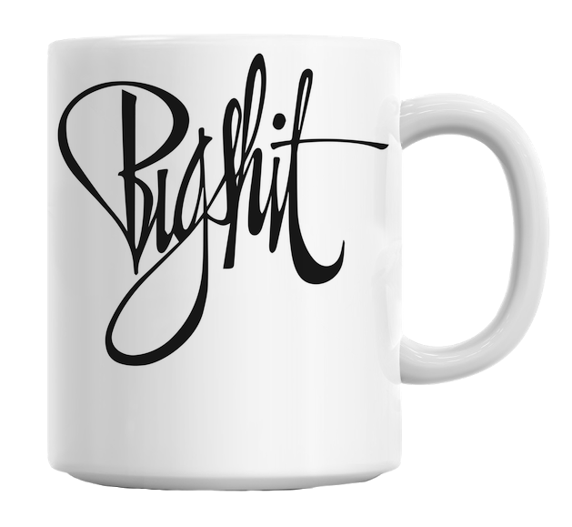 Big Shit Typography Mug