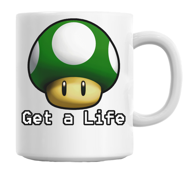 Get a Life 1Up Mug