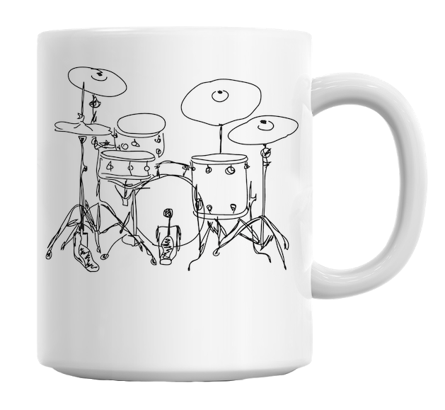 Drums Design Mug