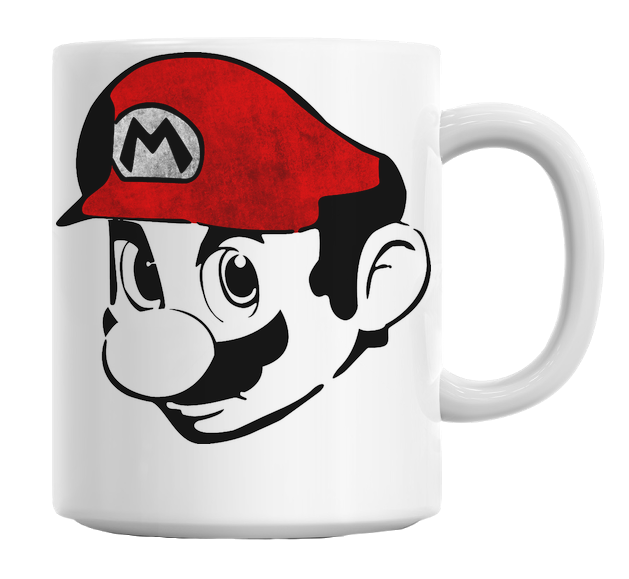 Mario Stencil Mug